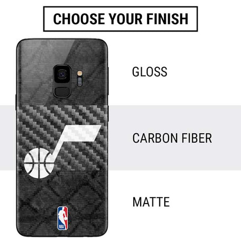 NBA Utah Jazz Black Rust Galaxy S9 Skin