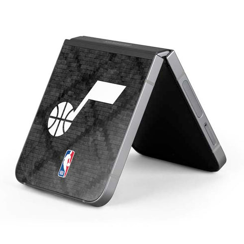 NBA Utah Jazz Black Rust Galaxy Z Flip6 Skin