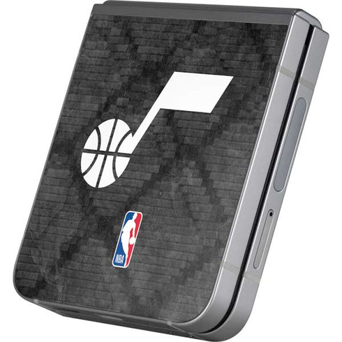 NBA Utah Jazz Black Rust Galaxy Z Flip6 Skin