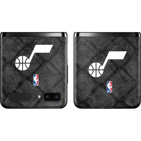NBA Utah Jazz Black Rust Galaxy Z Flip Skin