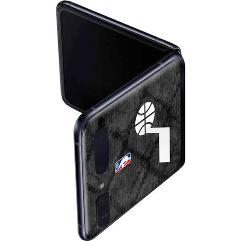 NBA Utah Jazz Black Rust Galaxy Z Flip Skin