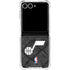 NBA Utah Jazz Black Rust Galaxy Z Flip7 Clear Case
