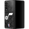 NBA Utah Jazz Black Rust Galaxy Z Fold3 5G Skin