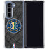 NBA Utah Jazz Black Rust Galaxy Z Fold5 5G Clear Case