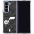 NBA Utah Jazz Black Rust Galaxy Z Fold5 5G Clear Case