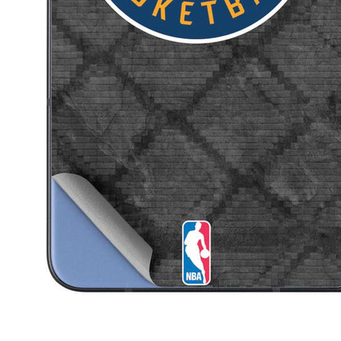 NBA Utah Jazz Black Rust Galaxy Z Fold5 5G Skin