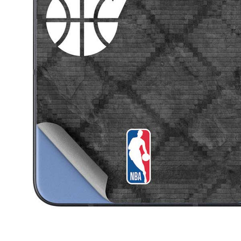 NBA Utah Jazz Black Rust Galaxy Z Fold5 5G Skin