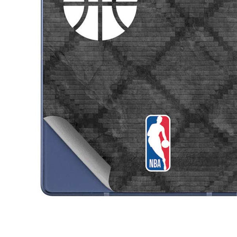 NBA Utah Jazz Black Rust Galaxy Z Fold6 Skin