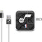NBA Utah Jazz Black Rust iPad Charger (10W USB) Skin
