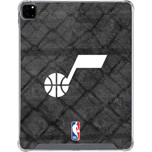 NBA Utah Jazz Black Rust iPad Pro 12.9in (2020) Clear Case