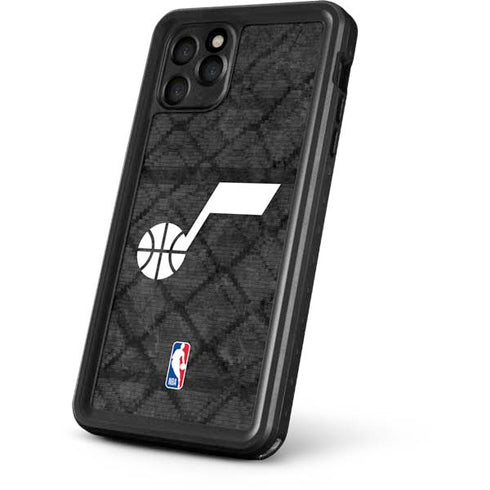NBA Utah Jazz Black Rust iPhone 11 Pro Waterproof Case