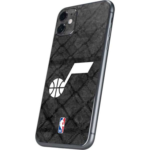 NBA Utah Jazz Black Rust iPhone 11 Skin