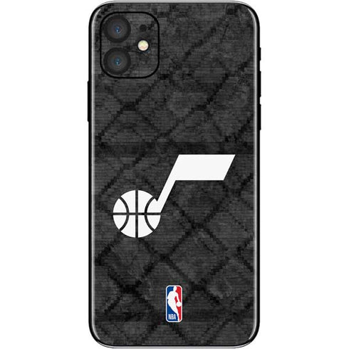 NBA Utah Jazz Black Rust iPhone 11 Skin