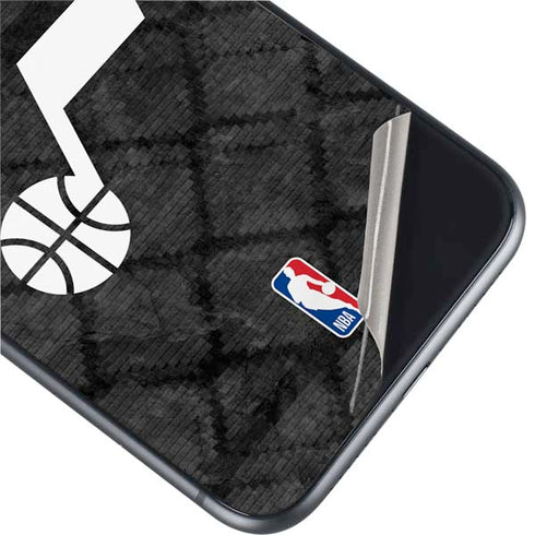 NBA Utah Jazz Black Rust iPhone 11 Skin