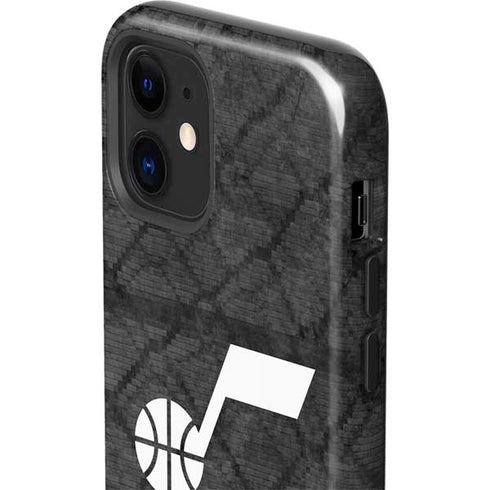 NBA Utah Jazz Black Rust iPhone 12 Impact Case