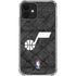 NBA Utah Jazz Black Rust iPhone 12 Mini Clear Case