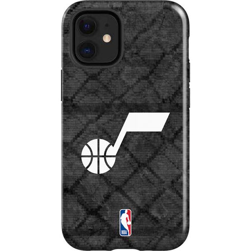 NBA Utah Jazz Black Rust iPhone 12 Mini Impact Case