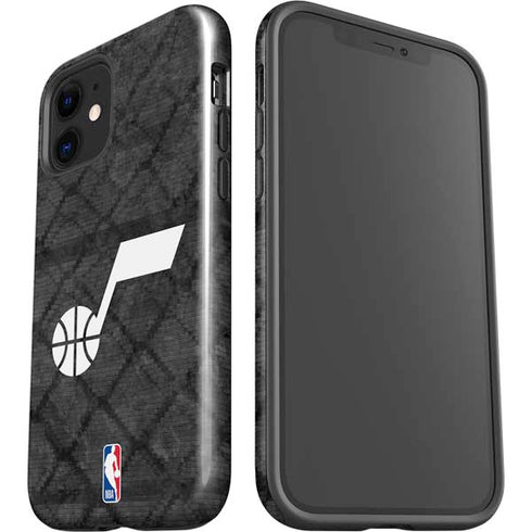 NBA Utah Jazz Black Rust iPhone 12 Mini Impact Case