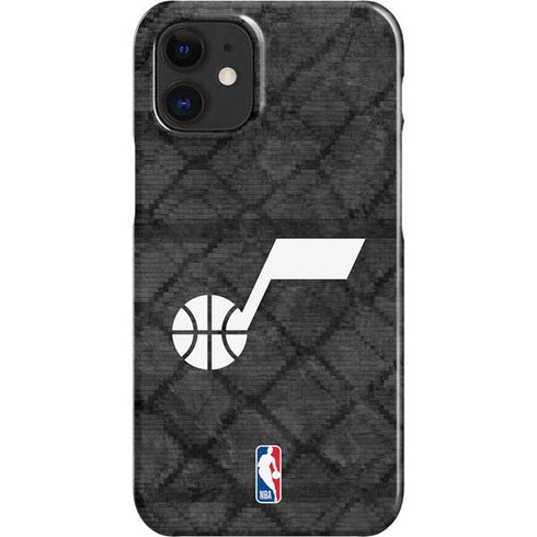 NBA Utah Jazz Black Rust iPhone 12 Mini Lite Case