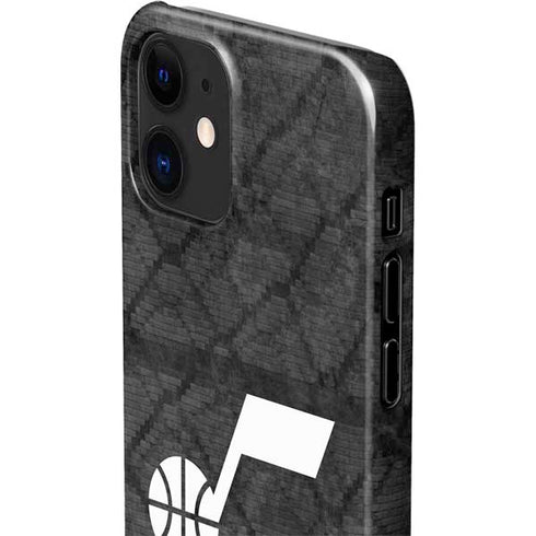 NBA Utah Jazz Black Rust iPhone 12 Mini Lite Case