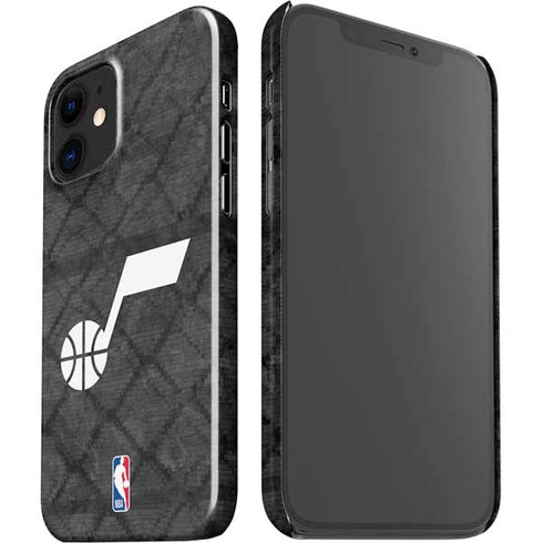 NBA Utah Jazz Black Rust iPhone 12 Mini Lite Case