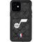 NBA Utah Jazz Black Rust iPhone 12 Mini Waterproof Case