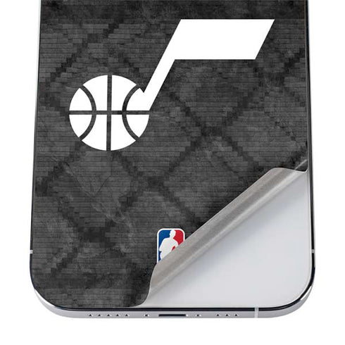 NBA Utah Jazz Black Rust iPhone 12 Pro Skin