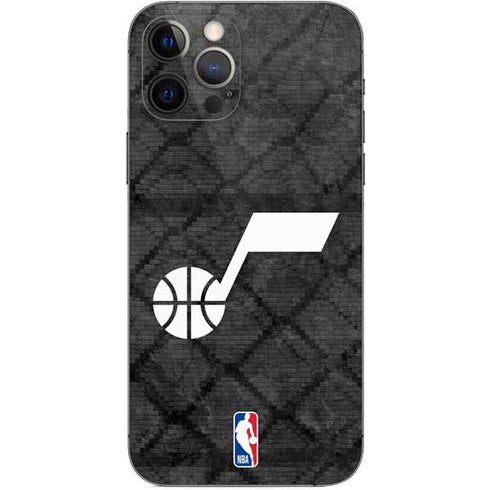 NBA Utah Jazz Black Rust iPhone 12 Pro Skin