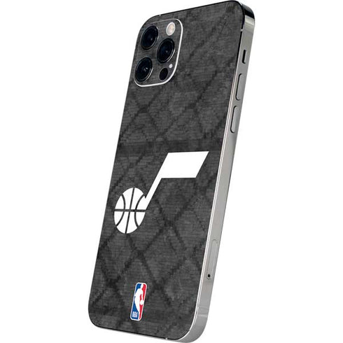 NBA Utah Jazz Black Rust iPhone 12 Pro Skin