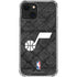 NBA Utah Jazz Black Rust iPhone 13 Mini Clear Case