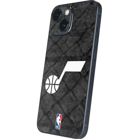 NBA Utah Jazz Black Rust iPhone 13 Mini Skin