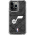 NBA Utah Jazz Black Rust iPhone 13 Pro Clear Case