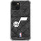 NBA Utah Jazz Black Rust iPhone 14 Clear Case