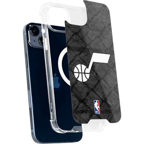 NBA Utah Jazz Black Rust iPhone 14 MagSafe Case