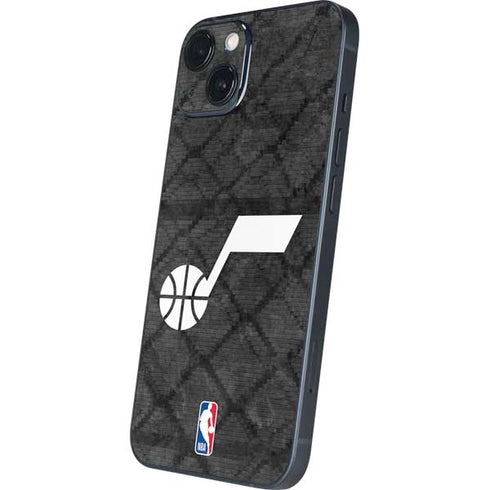 NBA Utah Jazz Black Rust iPhone 14 Plus Skin