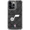 NBA Utah Jazz Black Rust iPhone 14 Pro Clear Case