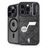 NBA Utah Jazz Black Rust iPhone 14 Pro Kickstand Case