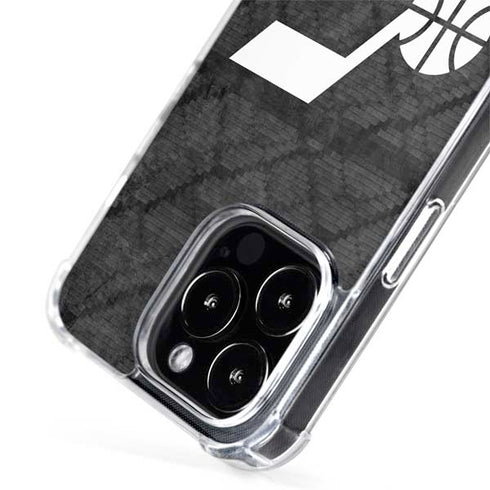 NBA Utah Jazz Black Rust iPhone 14 Pro MagSafe Case