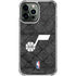 NBA Utah Jazz Black Rust iPhone 14 Pro Max Clear Case