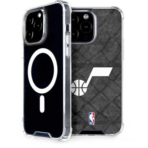 NBA Utah Jazz Black Rust iPhone 14 Pro Max MagSafe Case