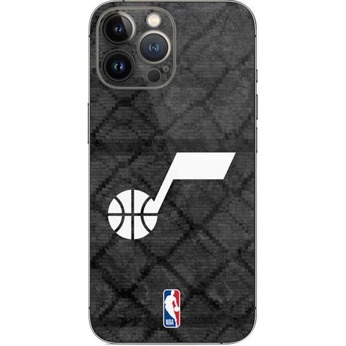 NBA Utah Jazz Black Rust iPhone 14 Pro Max Skin