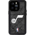 NBA Utah Jazz Black Rust iPhone 14 Pro Waterproof Case