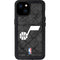 NBA Utah Jazz Black Rust iPhone 15 Plus Waterproof Case