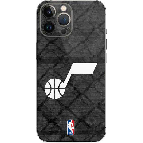 NBA Utah Jazz Black Rust iPhone 15 Pro Max Skin
