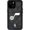 NBA Utah Jazz Black Rust iPhone 15 Waterproof Case