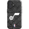 NBA Utah Jazz Black Rust iPhone 16 Impact Case
