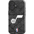 NBA Utah Jazz Black Rust iPhone 16 Impact Case