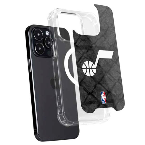 NBA Utah Jazz Black Rust iPhone 16 Pro Max MagSafe Case