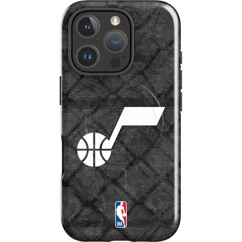 NBA Utah Jazz Black Rust iPhone 16 Pro Max Magsafe Impact Case