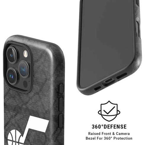 NBA Utah Jazz Black Rust iPhone 16 Pro Max Magsafe Impact Case